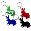 Rabbit Shape Bottle Opener with Key Chain